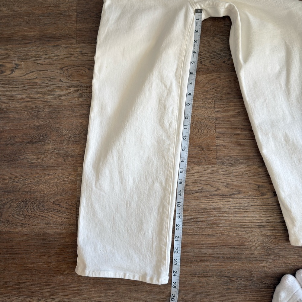 Madewell Perfect Vintage Wide-Leg Crop White Jean - Picture 14 of 14